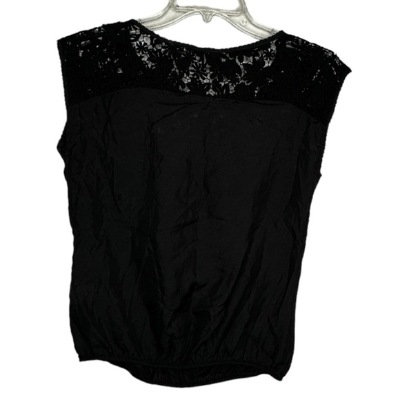 Twelfth‎ Street by Cynthia Vincent Black Silk Top - Picture 4 of 6
